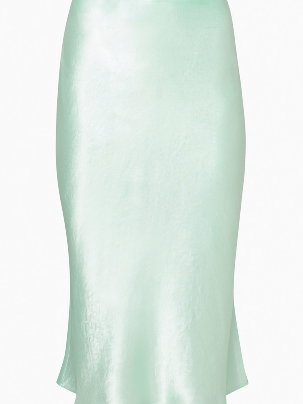 Aritzia Babaton Mint Green Satin Slip Skirt - BNWT
